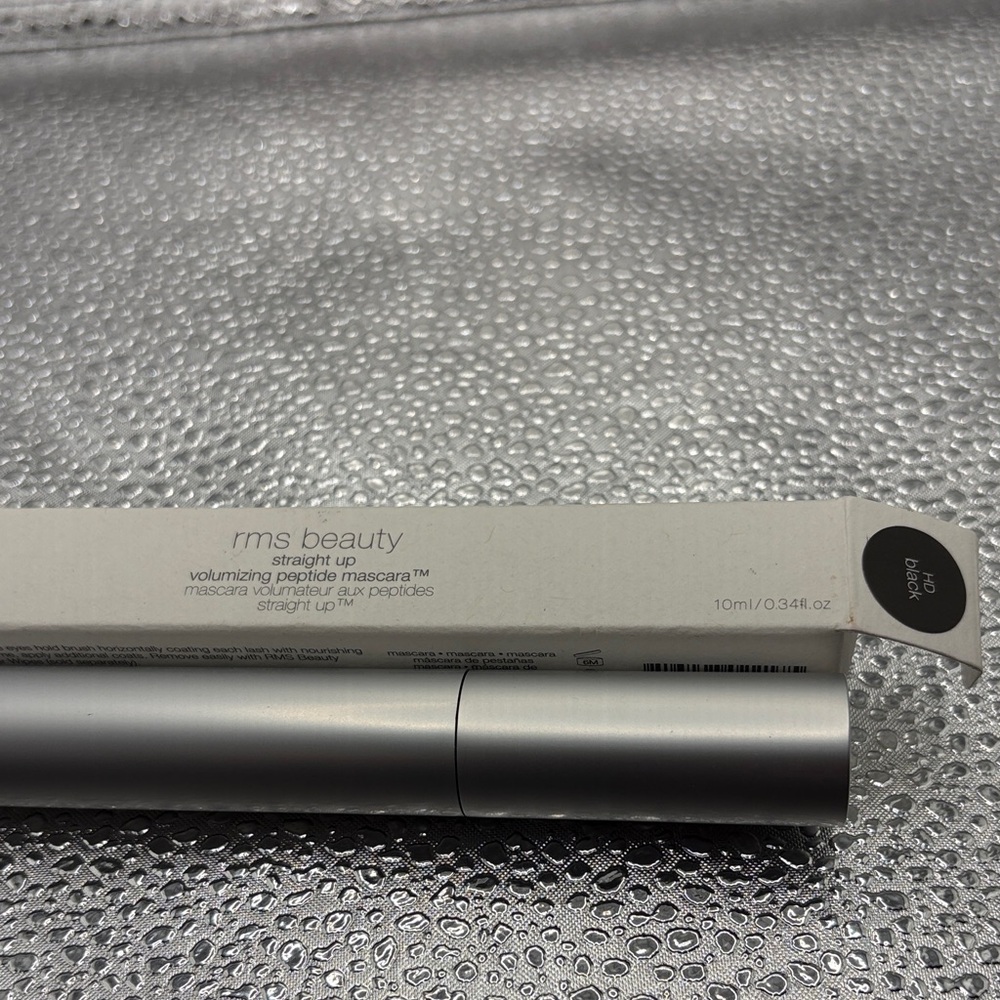RMS Beauty Straight Up Mascara in Black with Silver Tube
